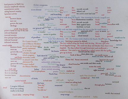 Poetries arranged by color