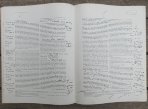 Example of poems written on Liber Novus.